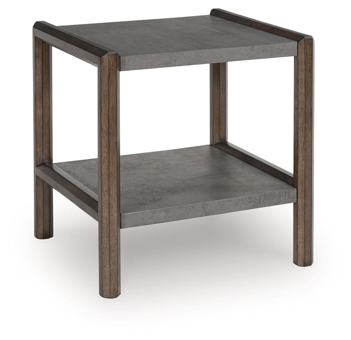 Kallenny - Rectangular End Table - Brown / Gray – End Tables by Signature Design by Ashley® at Furniture Wholesale Plus , Nashville furniture store
