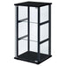 Cyclamen - 3-Shelf Clear Glass Curio Display Cabinet - Black - Premium Curio Cabinets from CoasterEveryday - Just $159! Shop now at Furniture Wholesale Plus  We are the best furniture store in Nashville, Hendersonville, Goodlettsville, Madison, Antioch, Mount Juliet, Lebanon, Gallatin, Springfield, Murfreesboro, Franklin, Brentwood