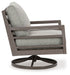 Hillside Barn - Gray / Brown - Swivel Lounge W/ Cushion - Premium Swivel Chairs from Signature Design by Ashley® - Just $848! Shop now at Furniture Wholesale Plus  We are the best furniture store in Nashville, Hendersonville, Goodlettsville, Madison, Antioch, Mount Juliet, Lebanon, Gallatin, Springfield, Murfreesboro, Franklin, Brentwood