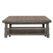Modern Farmhouse - Oversized Square Cocktail Table – Cocktail Tables by Liberty Furniture at Furniture Wholesale Plus , Nashville furniture store