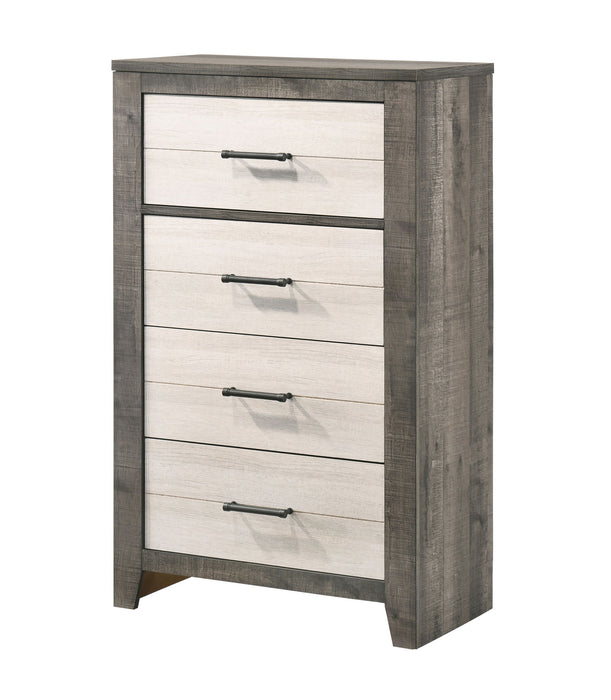 Rhett - Chest - Chalk / Gray – Accent Chests by Crown Mark at Furniture Wholesale Plus , Nashville furniture store