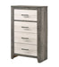 Rhett - Chest - Chalk / Gray – Accent Chests by Crown Mark at Furniture Wholesale Plus , Nashville furniture store
