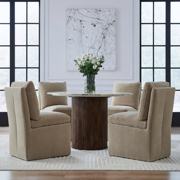 Accent Dining - Accent Dining Chair With Casters – Side Chairs by Liberty Furniture at Furniture Wholesale Plus , Nashville furniture store