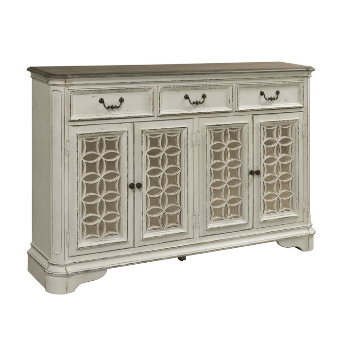 Magnolia Manor - Hall Buffet - Antique White – Buffets by Liberty Furniture at Furniture Wholesale Plus , Nashville furniture store