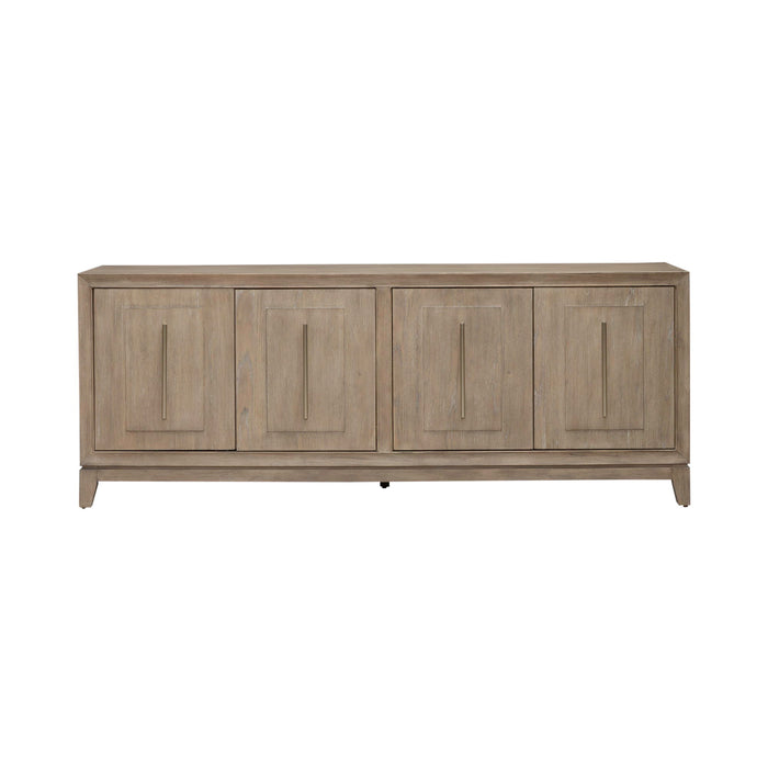 Brentwood - 78" TV Console - Sandstone – TV Stands by Liberty Furniture at Furniture Wholesale Plus , Nashville furniture store