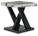 Cendill - Occasional Table Set (Set of 3) - Dark Brown / White / Black – Table Sets by Signature Design by Ashley® at Furniture Wholesale Plus , Nashville furniture store