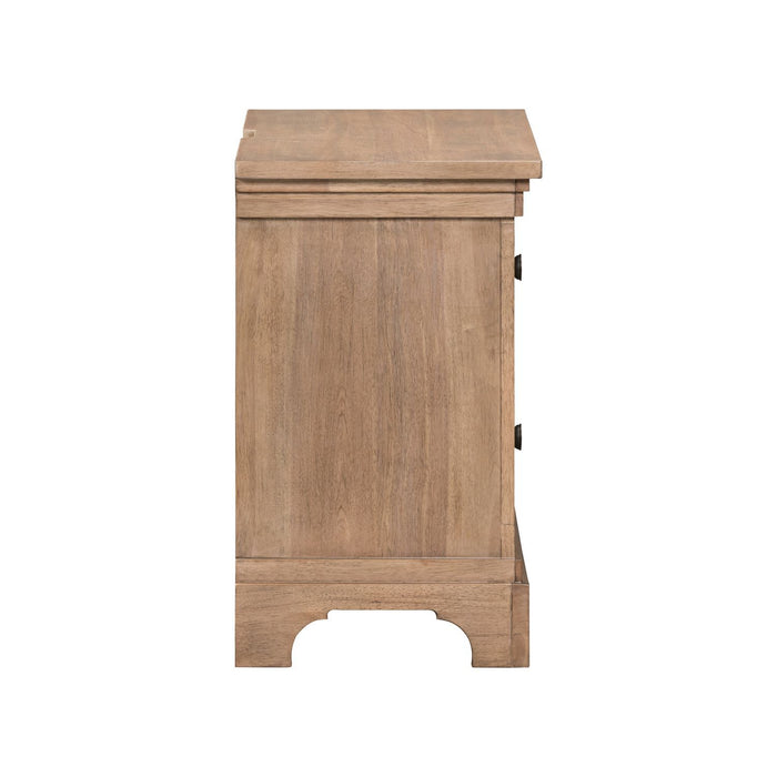 Haven Hills - Nightstand With Charging Station - Camel Beige – Nightstands w/ Charging Stations by Liberty Furniture at Furniture Wholesale Plus , Nashville furniture store
