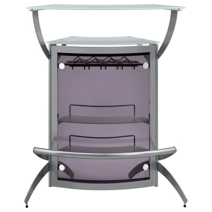 Dallas - 2-Shelf Curved Freestanding Home Bar Cabinet - Premium Home Bars from CoasterEssence - Just $339! Shop now at Furniture Wholesale Plus  We are the best furniture store in Nashville, Hendersonville, Goodlettsville, Madison, Antioch, Mount Juliet, Lebanon, Gallatin, Springfield, Murfreesboro, Franklin, Brentwood