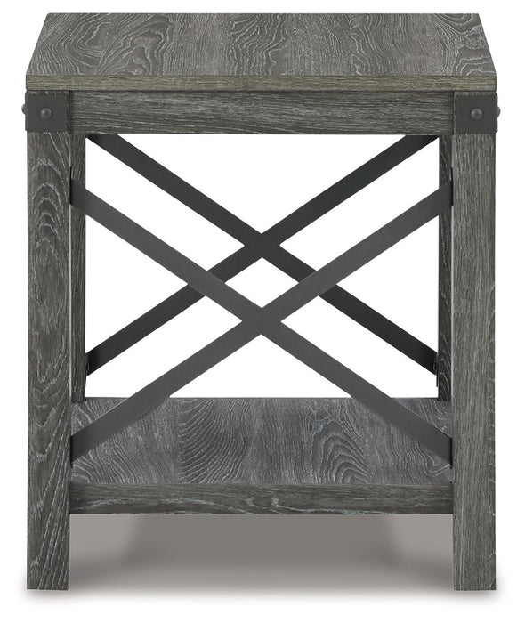 Freedan - Square End Table - Grayish Brown – End Tables by Signature Design by Ashley® at Furniture Wholesale Plus , Nashville furniture store