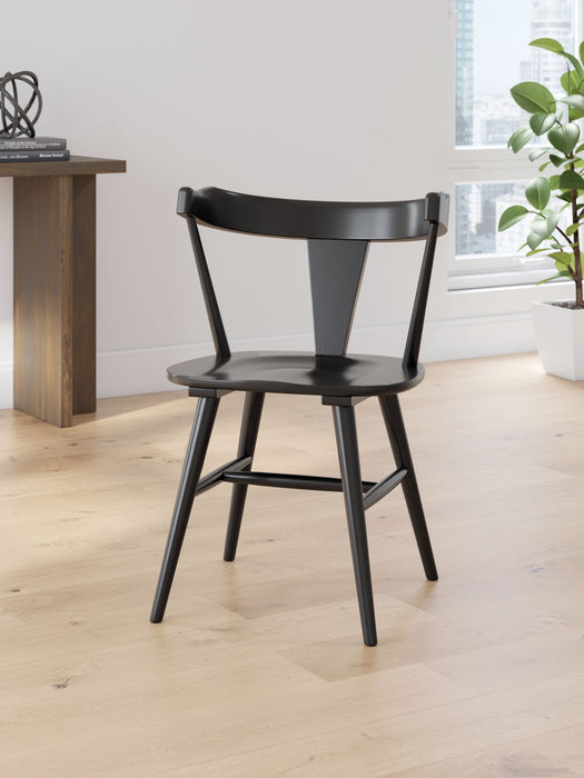 Gretlynn - Dining Room Side Chair (Set of 2) - Black – Chair Sets by Signature Design by Ashley® at Furniture Wholesale Plus , Nashville furniture store