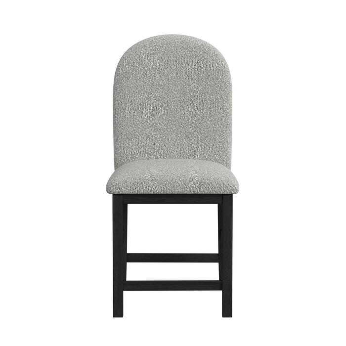 Portland - Round Back Counter Stool (Set of 2) - Black / Gray – Stool Sets by Elements International at Furniture Wholesale Plus , Nashville furniture store