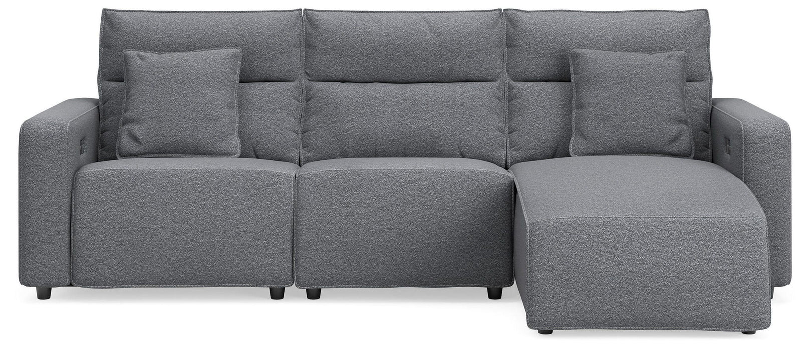 Modmax II - Reclining Sectional - Salt And Pepper – Reclining Sectionals by Signature Design by Ashley® at Furniture Wholesale Plus , Nashville furniture store