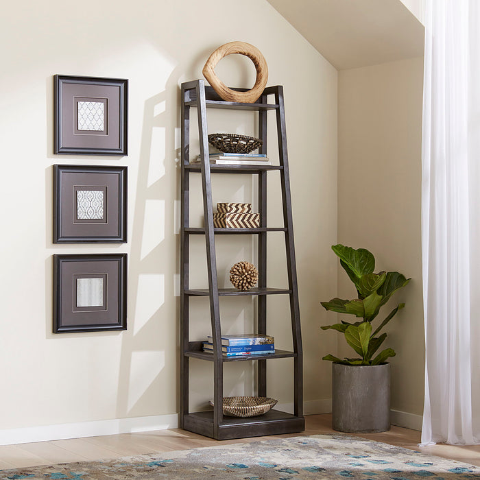 Mill Creek - Wall Pier - Peppercorn – Etageres by Liberty Furniture at Furniture Wholesale Plus , Nashville furniture store