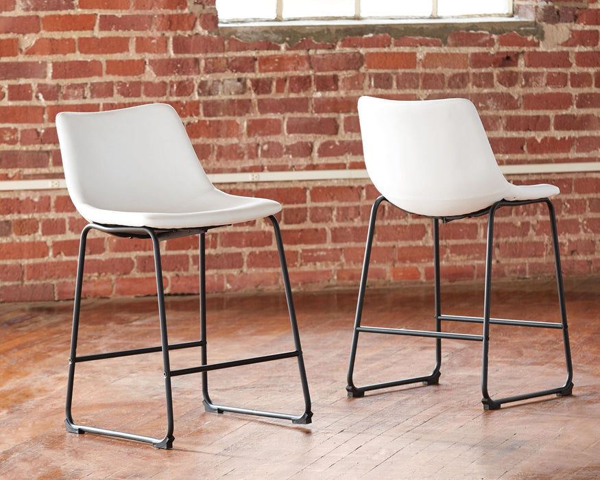 Centiar - Upholstered Barstool (Set of 2) – Stool Sets by Signature Design by Ashley® at Furniture Wholesale Plus , Nashville furniture store