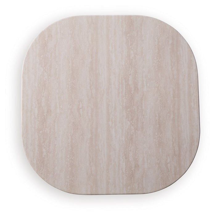 Dolan Creek - Square End Table - Beige / Brown – End Tables by Signature Design by Ashley® at Furniture Wholesale Plus , Nashville furniture store