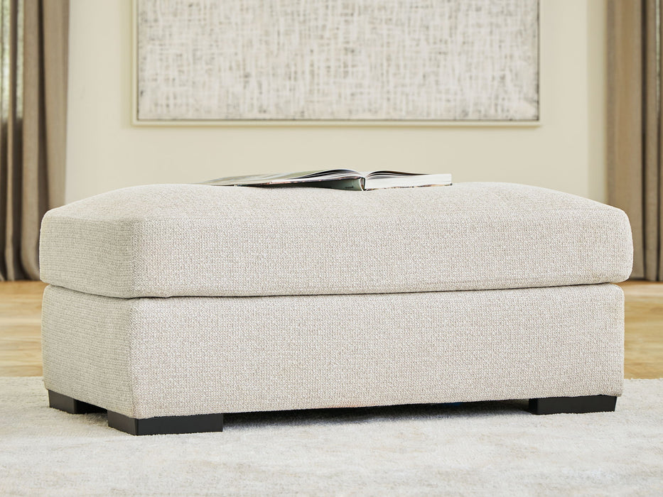 Conlee-Pike - Ottoman - Linen – Upholstered Ottomans by Signature Design by Ashley® at Furniture Wholesale Plus , Nashville furniture store