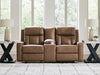Mackmenville - Double Reclining Loveseat With Console – Reclining Loveseats by Benchcraft® at Furniture Wholesale Plus , Nashville furniture store