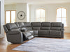 5Z - Pittson - Power Reclining Sectional – Reclining Sectionals by Signature Design by Ashley® at Furniture Wholesale Plus , Nashville furniture store