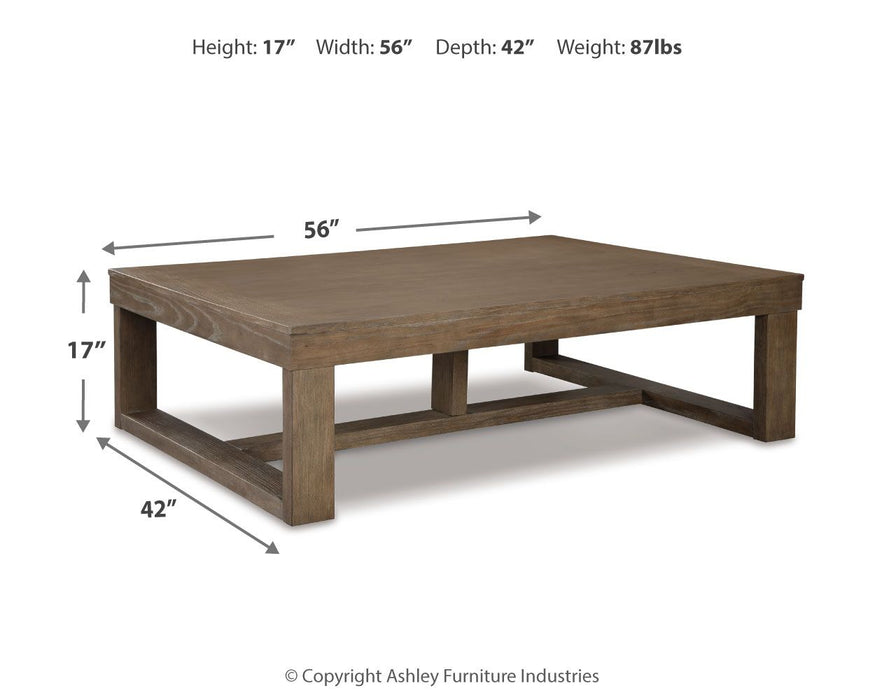 Cariton - Rectangular Cocktail Table - Gray – Cocktail Tables by Signature Design by Ashley® at Furniture Wholesale Plus , Nashville furniture store
