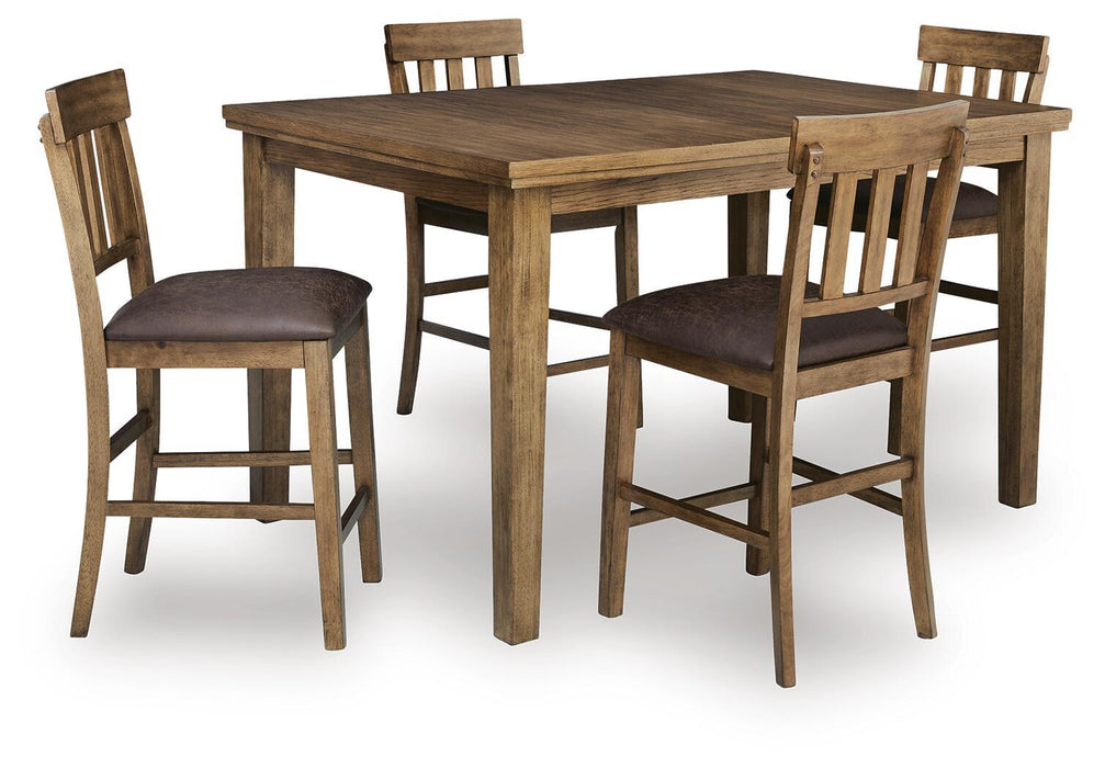 Urbinforte - Counter Height Extension Dining Table Set – 5 Piece Dining Room Sets by Signature Design by Ashley® at Furniture Wholesale Plus , Nashville furniture store