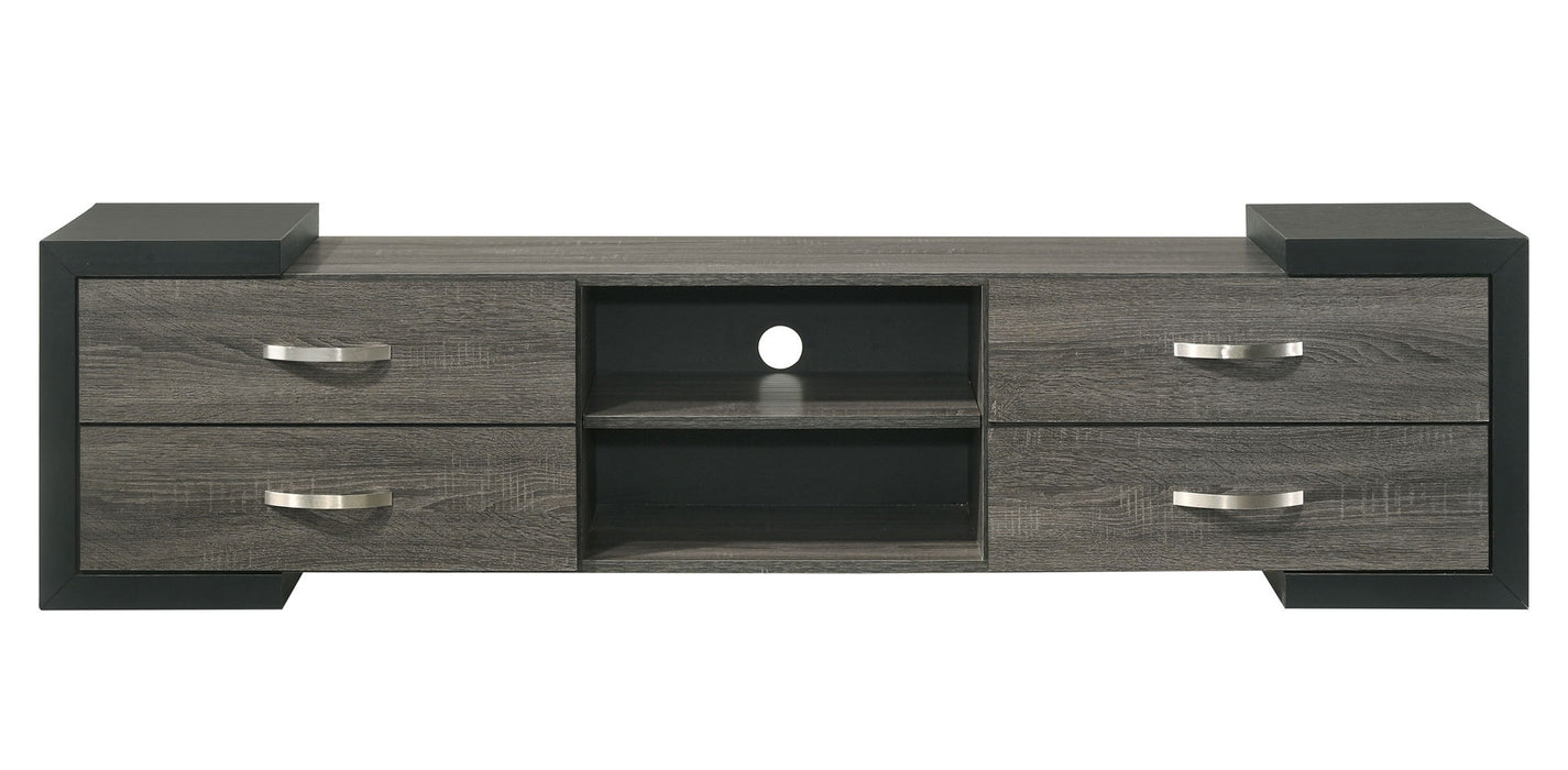 Brant - TV Stand - Dark Gray - Premium TV Stands from Crown Mark - Just $309! Shop now at Furniture Wholesale Plus  We are the best furniture store in Nashville, Hendersonville, Goodlettsville, Madison, Antioch, Mount Juliet, Lebanon, Gallatin, Springfield, Murfreesboro, Franklin, Brentwood