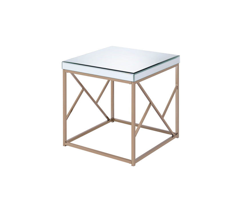 Evelyn - End Table - White – End Tables by Steve Silver Furniture at Furniture Wholesale Plus , Nashville furniture store