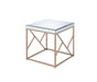 Evelyn - End Table - White – End Tables by Steve Silver Furniture at Furniture Wholesale Plus , Nashville furniture store