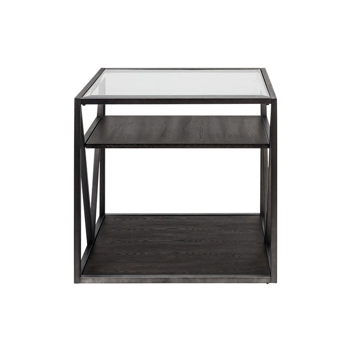 Arista - 3 Piece Table Set (1 Cocktail 2 End Tables) - Cobblestone Brown / Gray Dusty – Table Sets by Liberty Furniture at Furniture Wholesale Plus , Nashville furniture store