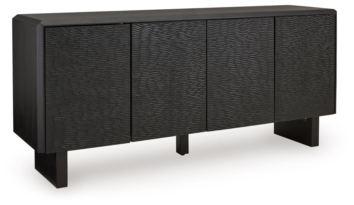 Farrelmore - Accent Cabinet - Black – Accent Cabinets by Signature Design by Ashley® at Furniture Wholesale Plus , Nashville furniture store