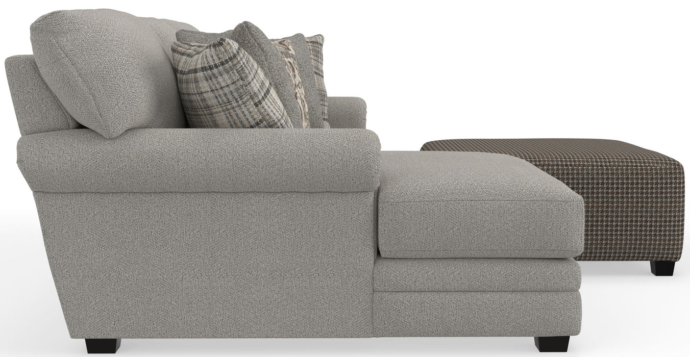 Livingston - Sectional With Comfort Coil Seating, 40" Cocktail Ottoman And Accent Pillows Included – 2 Piece Living Room Sets by Jackson at Furniture Wholesale Plus , Nashville furniture store