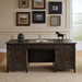 Paradise Valley - Executive Desk - Saddle Brown – Executive Desks by Liberty Furniture at Furniture Wholesale Plus , Nashville furniture store