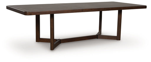 Dilenno - Rectangular Dining Room Extension Table - Dark Brown – Dining Tables with Extensions by Signature Design by Ashley® at Furniture Wholesale Plus , Nashville furniture store