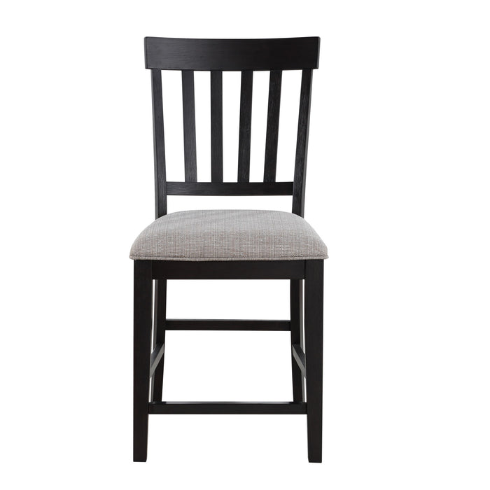 Halle - Counter Chair (Set of 2) - Dark Brown – Chair Sets by Steve Silver Furniture at Furniture Wholesale Plus , Nashville furniture store