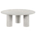 Astoria - Round Genuine Marble Coffee Table - White – Coffee Tables by Coaster Fine Furniture at Furniture Wholesale Plus , Nashville furniture store