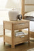 Rencott - Two Drawer Night Stand - Light Brown – Nightstands w/ Charging Stations by Ashley® at Furniture Wholesale Plus , Nashville furniture store