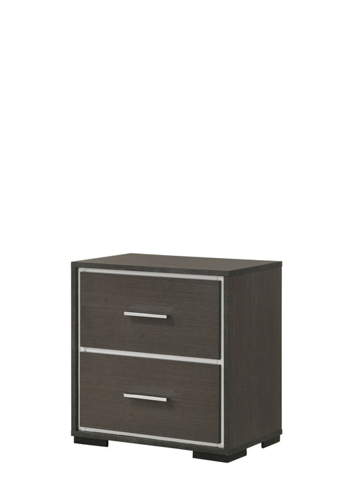 Sharpe - Nightstand - Dark Gray – Accent Nightstands by Crown Mark at Furniture Wholesale Plus , Nashville furniture store