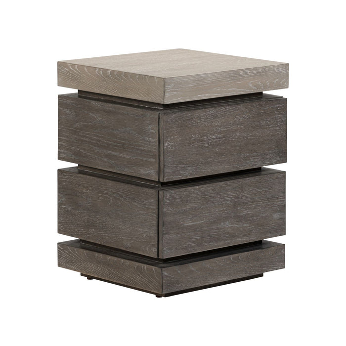 Piedmont - Chairside Table - Charcoal / Ash – Chair Side Tables by Liberty Furniture at Furniture Wholesale Plus , Nashville furniture store