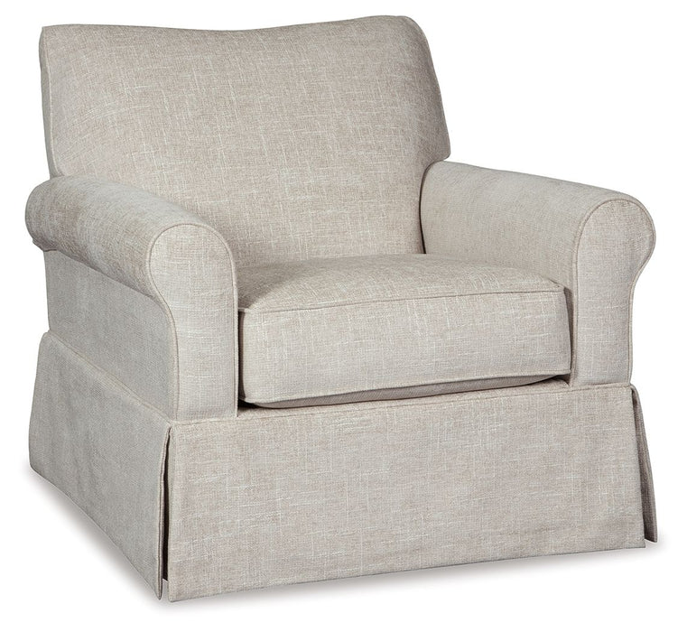 Searcy - Swivel Glider Accent Chair - Quartz – Swivel Glider Chairs by Signature Design by Ashley® at Furniture Wholesale Plus , Nashville furniture store