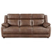 Ellington - Upholstered Padded Arm Sofa - Dark Brown – Stationary Sofas by Coaster Fine Furniture at Furniture Wholesale Plus , Nashville furniture store