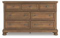 Feddinger - Dresser - Medium Brown – Dressers by Signature Design by Ashley® at Furniture Wholesale Plus , Nashville furniture store