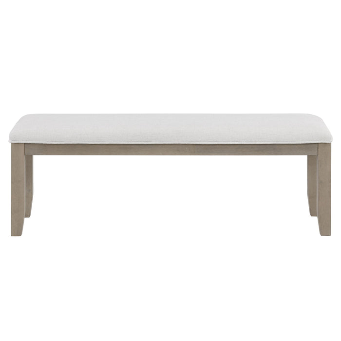 Lily - Bench - Greige – Upholstered Benches by Steve Silver Furniture at Furniture Wholesale Plus , Nashville furniture store