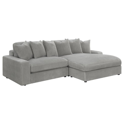Blaine - Upholstered Reversible Chaise Sectional Sofa - Premium Stationary Sectionals from Coaster Fine Furniture - Just $2009! Shop now at Furniture Wholesale Plus  We are the best furniture store in Nashville, Hendersonville, Goodlettsville, Madison, Antioch, Mount Juliet, Lebanon, Gallatin, Springfield, Murfreesboro, Franklin, Brentwood