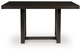 Neymorton - Rectangular Dining Room Counter Table - Dark Grayish Brown – Counter Tables by Signature Design by Ashley® at Furniture Wholesale Plus , Nashville furniture store
