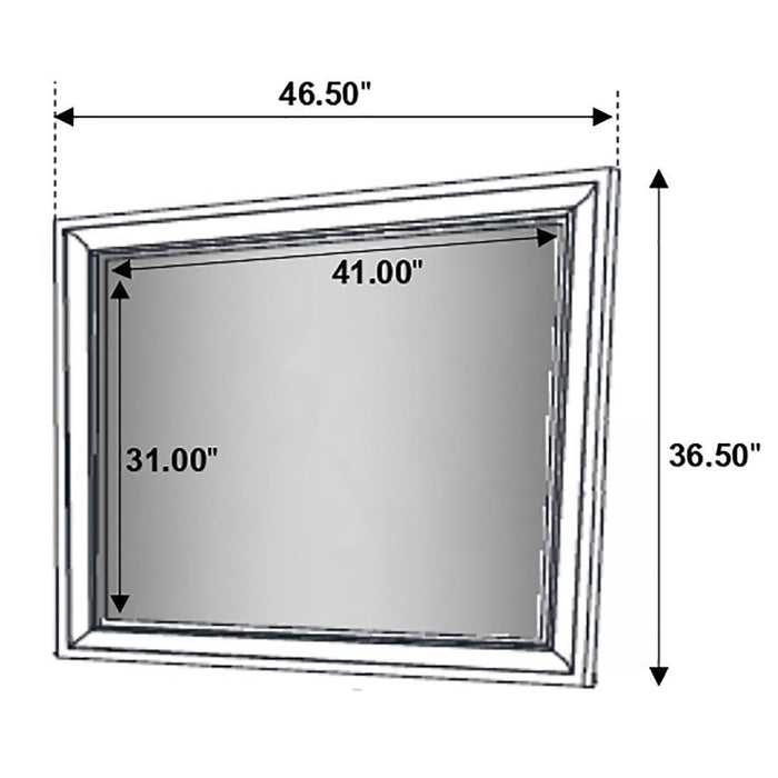 Miranda - Dresser Mirror – Mirrors by CoasterEveryday at Furniture Wholesale Plus , Nashville furniture store