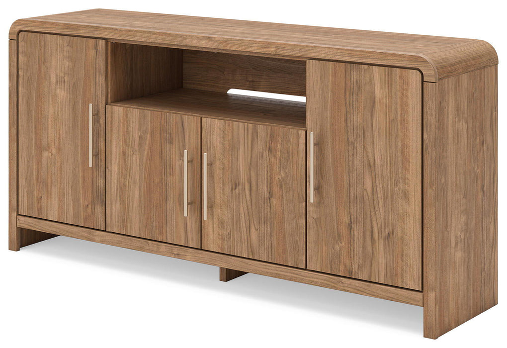Dovander - Extra Large TV Stand - Brown – TV Stands by Signature Design by Ashley® at Furniture Wholesale Plus , Nashville furniture store