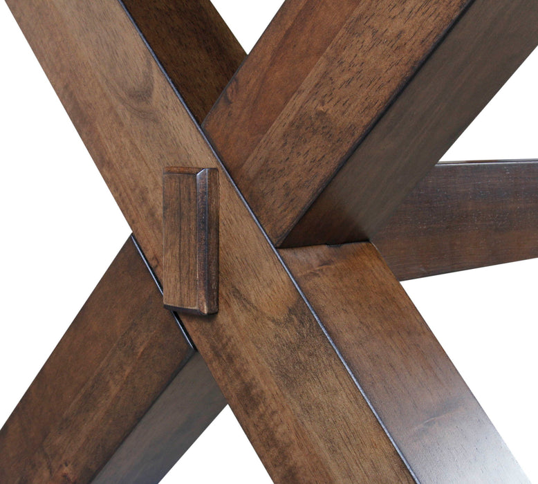 Astoria - Trestle Table - Dark Brown – Dining Tables by Steve Silver Furniture at Furniture Wholesale Plus , Nashville furniture store