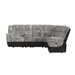 Santorini - 6 Piece Motion Sectional Set – Reclining Sectionals by Elements International at Furniture Wholesale Plus , Nashville furniture store