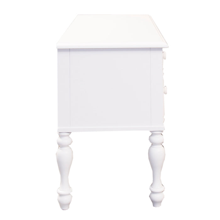 Summer House - Wood Vanity Desk - Oyster White – Vanity Desks by Liberty Furniture at Furniture Wholesale Plus , Nashville furniture store