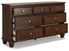 Danabrin - Dresser - Brown – Dressers by Signature Design by Ashley® at Furniture Wholesale Plus , Nashville furniture store