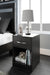 Finch - One Drawer Night Stand - 23" Height - Black – Accent Nightstands by Signature Design by Ashley® at Furniture Wholesale Plus , Nashville furniture store